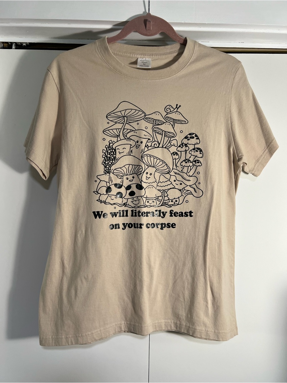 Mushroom Graphic Tee Funny Corpse Cottagecore Shirt M